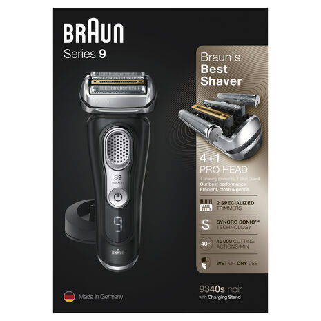 Series 9 Latest Generation Wet & Dry Electric Shaver with Fabric Travel Case